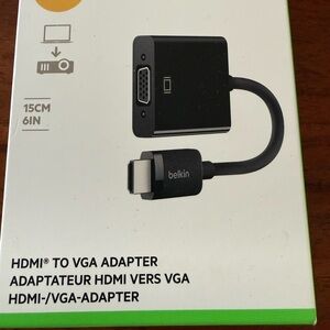 Belkin HDMI to VGA Adapter - White